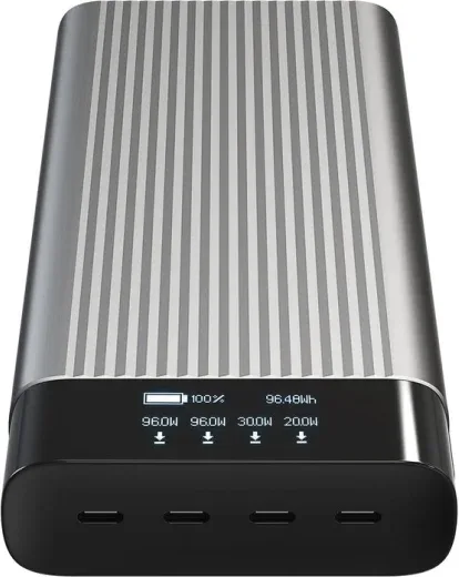 Hyperâ® Hyperjuiceâ® 245W USB-C 100Wh Battery Pack With OLED Display