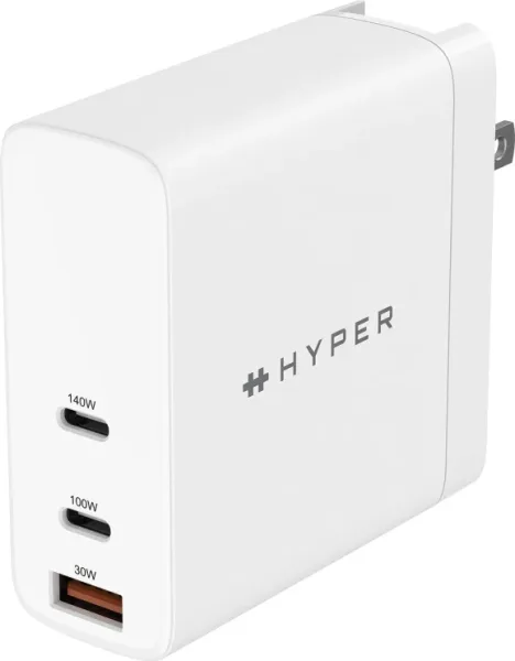 Cargador Adaptador Hyper Hyperjuice 140 W Gan Charger - Global - Multi-Port