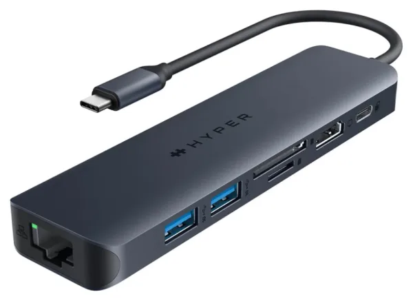 Hyper Drive Ecosmart Gen.2 Universal USB-C® 7-In-1 Hub W 100 W Pd Power