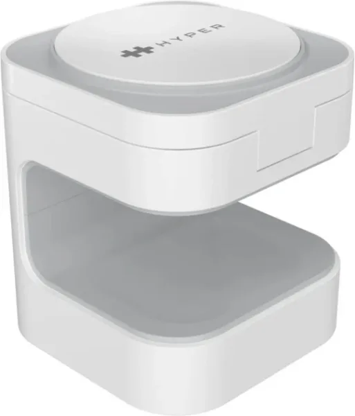 Hyper Juice Qi2 3 en 1 Magnetic Charging Stand - Blanco