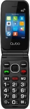 Teléfono Móvil Qubo NEO2 NW BK 4G para Personas Mayores/ Negro