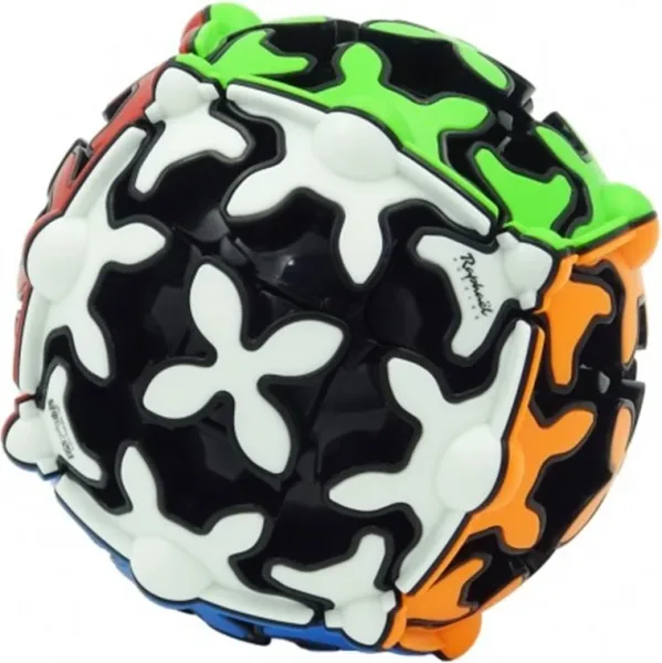 Cubo de rubik qiyi gear ball 3x3 bordes negros