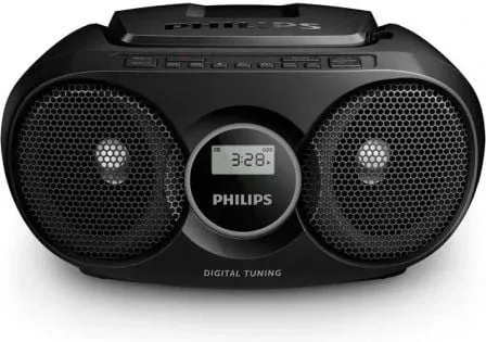 Radio CD Philips AZ215B/12/ 3W/ Negra