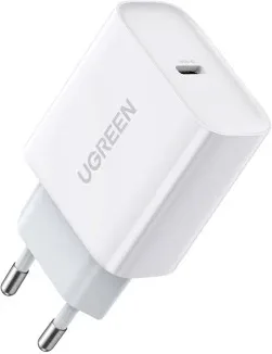 Ugreen 60450 cargador de dispositivo móvil Universal Blanco Corriente alterna Carga rápida Interior