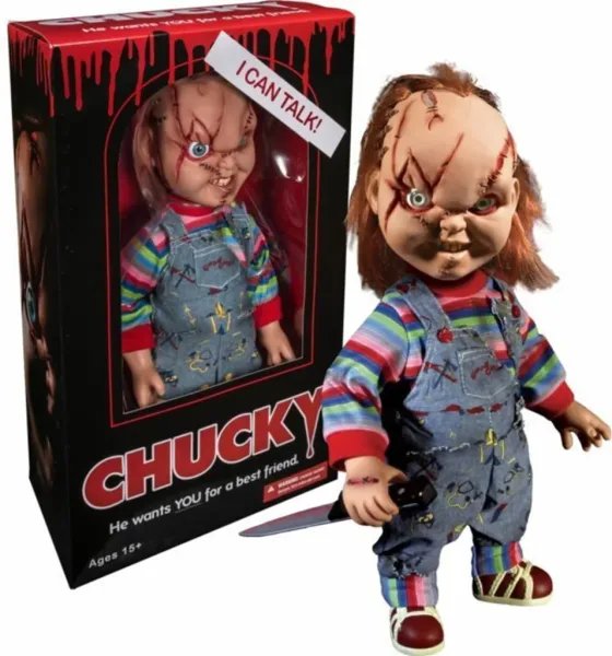 Figura mezco toyz cine chucky hablador mega scale