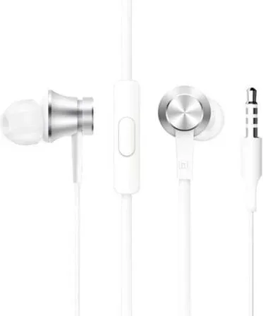 Auriculares IN-EAR Basic con micrófono Plata