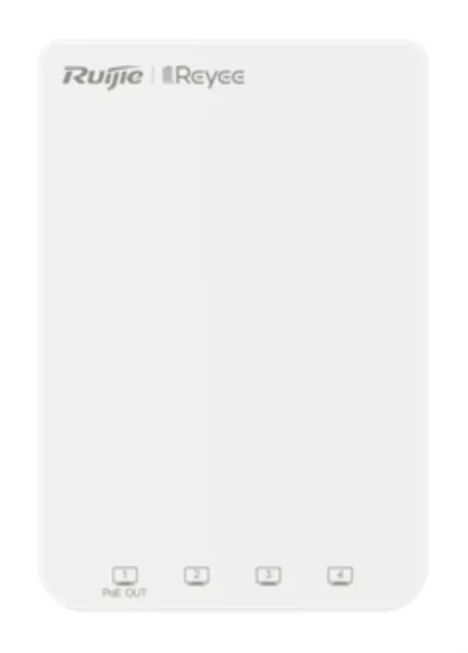 PUNTO DE ACCESO RUIJIE REYEE RG-RAP1200P WIFI5 PARED GIGALAN 4p PoE OUT