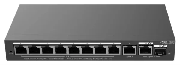 SWITCH RUIJIE REYEE RG-ES210GS-P GIGALAN 10p SFP 1p PoE+ 120w