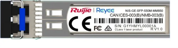 Modulo Transcept Ruijie Reyee 850Nm Fibra Multimodo Conector Lc