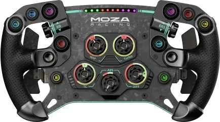 Moza Racing RS056 mando y volante Negro