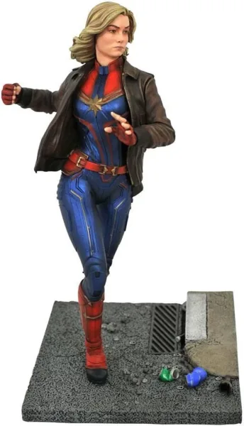 Figura diamond collection marvel capitana marvel estatua resina 28 cm movie premier collection