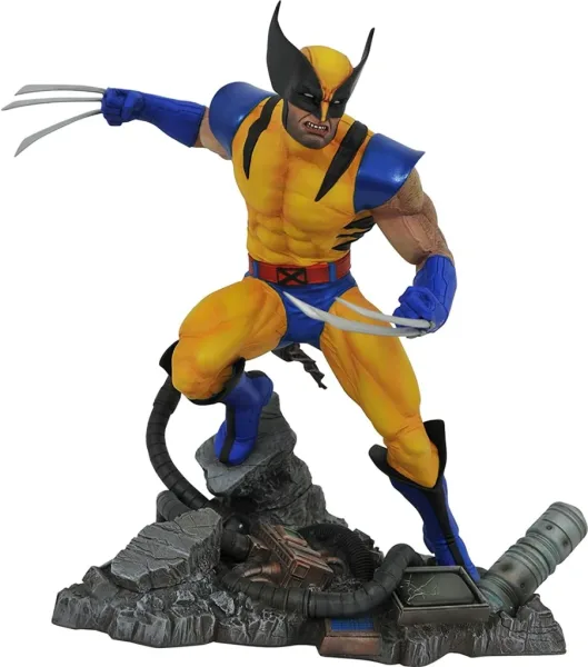 Figura diamond select toys gallery re - run marvel diorama wolverine lobezno