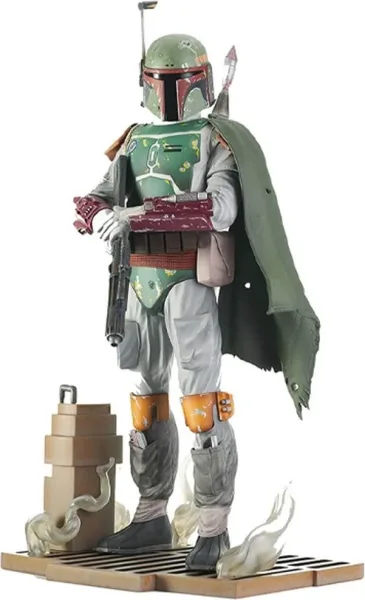 Figura diamond select toys star wars milestones return of the jedi boba fett escala 1 - 6 edicion limitada