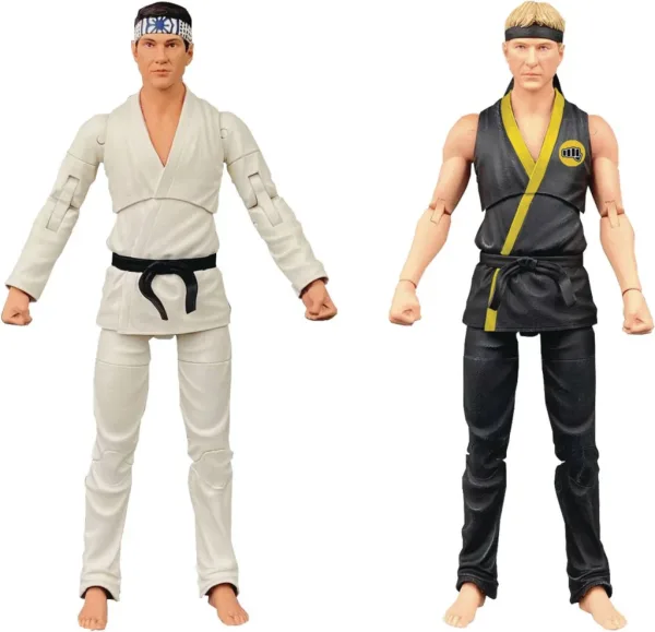 Set 2 figuras diamond collection cobra kai all valley johnny & daniel