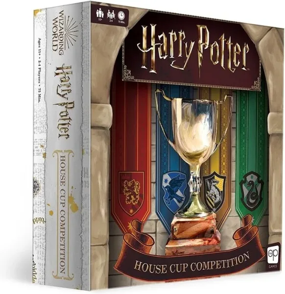 Juego de mesa harry potter house cup competition edad recomendada 11 años (ingles)