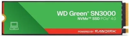 Disco SSD SanDisk WD Green SN3000 2TB/ M.2 2280 PCIe Gen4/ Full Capacity