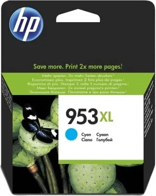 Cartucho de Tinta Original HP nº953 XL Alta Capacidad/ Cian
