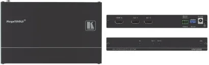 Kramer Electronics VM-2H2 amplificador de línea de video Negro
