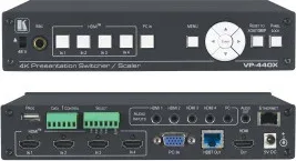 Kramer Vp-440X 18G 4K Presentation Switcher/Scaler With Hdbaset & HDMI Simultaneous Outputs