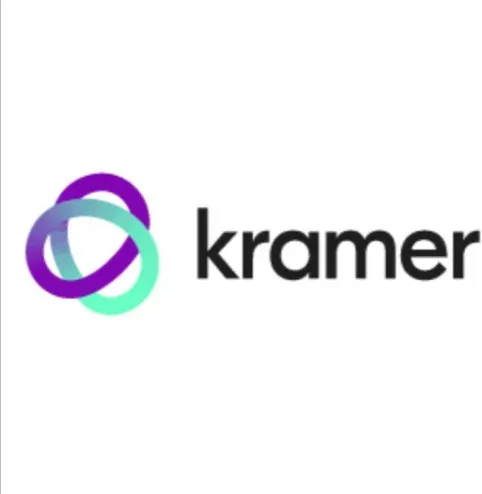 Kramer Room Connectivity Connect - Room Connectivity Plus, Black In-Table Elegant Round Tabletop Connectivity Box With a Lid For 2 Modules (80-000327)