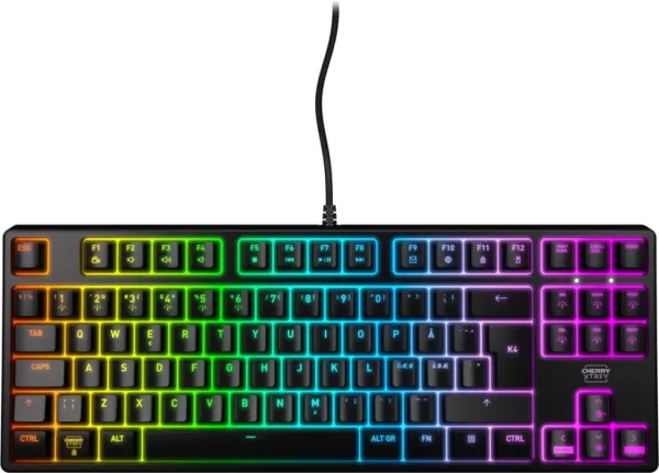 Teclado Mecanico  Xtrfy K4V2 RGB Tkl Negro Cherry