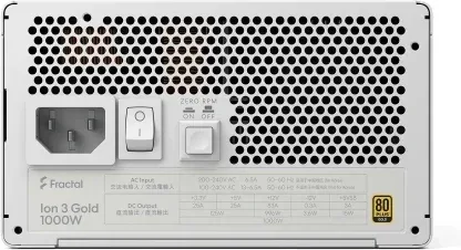 Fractal Design Fuente de Alimentacion Ion 3 80+ Gold Blanca (Fd-P-Ia3G-101)
