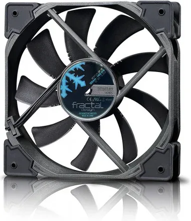 Fractal Design Venturi HP-12 PWM Carcasa del ordenador Ventilador 12 cm Negro, Gris