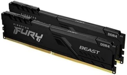 Memoria RAM Kingston FURY Beast 2 x 16GB/ DDR4/ 3600MHz/ 1.35V/ CL18/ DIMM