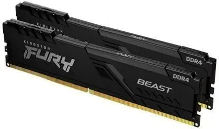 Memoria RAM Kingston FURY Beast 2 x 16GB/ DDR4/ 3200MHz/ 1.35V/ CL16/ DIMM