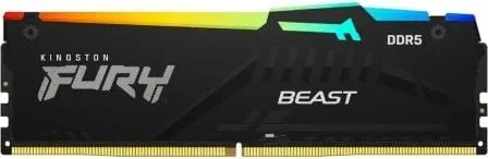 Memoria RAM Kingston FURY Beast RGB 32GB/ DDR5/ 5600MHz/ 1.25V/ CL40/ DIMM