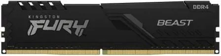 Memoria RAM Kingston FURY Beast RGB 16GB/ DDR4/ 3600MHz/ 1.35V/ CL18/ DIMM