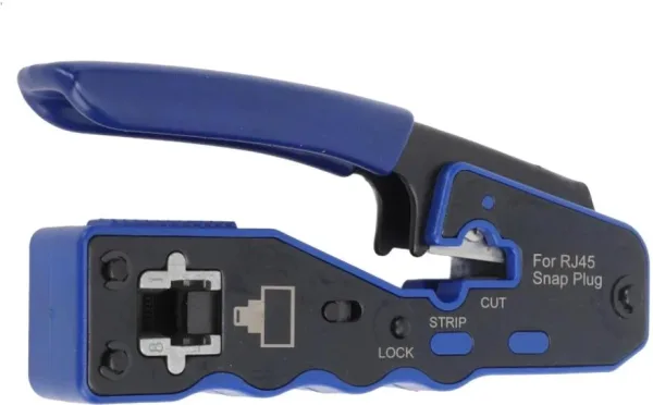 Crimpadora phasak rj45 fastcrimp profesional con pelacables td 020