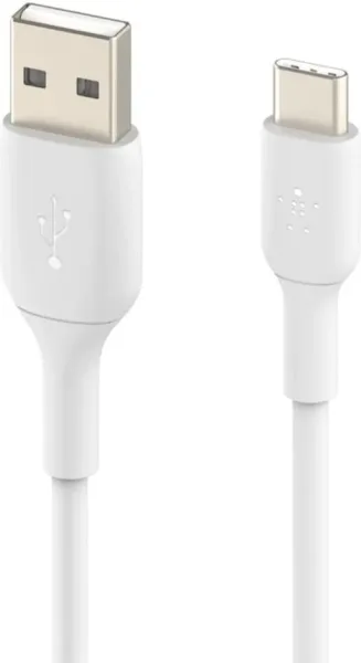 Cable USB tipo c a USB tipo a belkin 3m -  macho - macho -  blanco