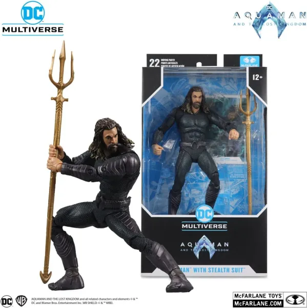 Figura mcfarlane toys DC aquaman 2 movie 7in -  aquaman con traje