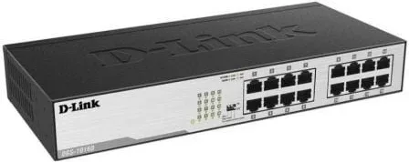 Switch 16port 10 - 100 - 1000 gibabit metal copper desktop switch d - link