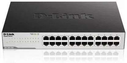 Switch 24 puertos 10 - 100 - 1000 go - sw - 24g d - link