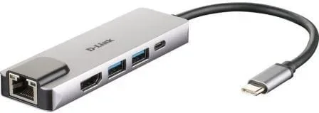 D-Link DUB-M520 Hub USB-C HDMI/2USB 3.0/USB-C/Ethe
