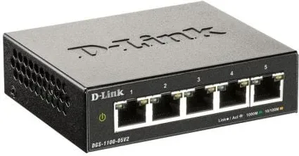 Switch D-Link DGS-1100-05V2 5 Puertos/ RJ-45 10/100/1000