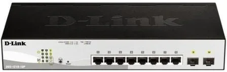 Switch D-Link DGS-1210-10P 10 Puertos/ RJ-45 Gigabit 10/100/1000 PoE/ SFP