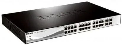 Switch D-Link DGS-1210-28P 28 Puertos RJ45/ 10/100/1000/ SFT/ PoE