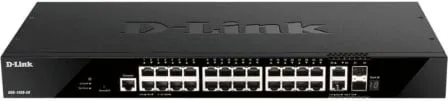 Switch Gestionable D-Link DGS-1520-28/E 24 Puertos/ RJ-45 10/100/1000/ SFP