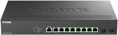 Switch D-Link DMS-1250-10SP/E 8 Puertos/ RJ-45 Gigabit 100/1000/2.5G/ SFP/ PoE
