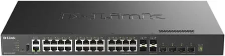 Switch Gestionable D-Link DXS-3410-32XY 24 Puertos/ RJ-45 10Gbps/ SFP/ PoE