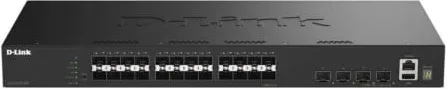 Switch Gestionable D-Link DGS-1530-28S/E 24 Puertos/ RJ-45 10/100/1000/ SFP