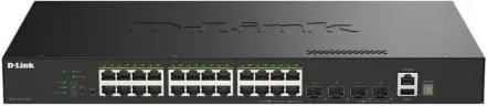 Switch Gestionable D-Link DGS-1530-28P/E 24 Puertos/ RJ-45 10/100/1000/ PoE/ SFP