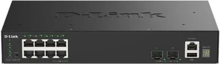 Switch Gestionable D-Link DGS-1530-10/E 8 Puertos/ RJ-45 Gigabit 10/100/1000/10G/ SFP