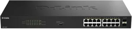 Switch D-Link DGS-1018P/E 18 Puertos/ RJ-45 Gigabit 10/100/1000 PoE/ SFP