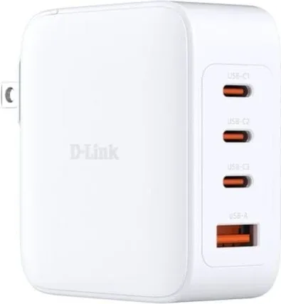 Cargador de Pared GaN D-Link DCF-141/E/ 3xUSB Tipo-C/ 1xUSB/ 140W