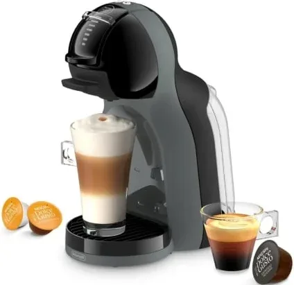 Cafetera de Cápsulas Delongui Mini Me 2/ Negro y Gris