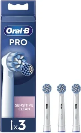 Cabezal de Recambio Braun para cepillo Braun Oral-B Sensitive Clean/ Pack 3 uds